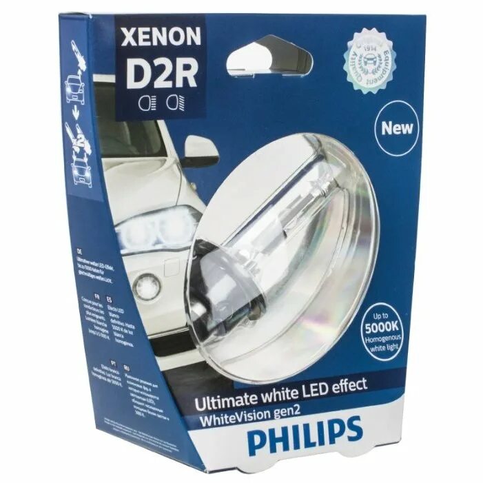 D2s Philips White Vision 85122whv2s1. 85126 Philips d2r. Philips Xenon WHITEVISION gen2. D2r Philips x-treme Vision gen2 (+20%) - 85126xv2c1.