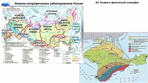 Природное районирование 8 класс