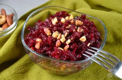 Чернослив со свеклой и грецкими орехами рецепт