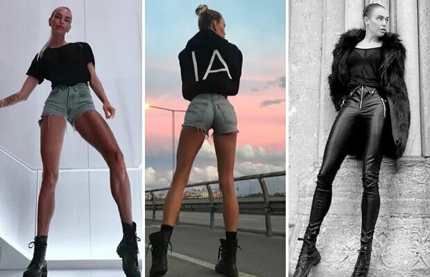 Изгибы ее длинных ног. Изгибы ее длинных ног