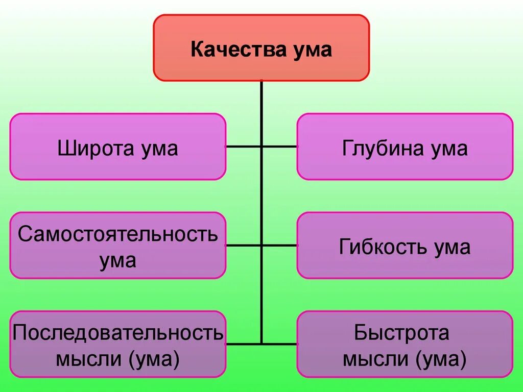 Что определяет ум человека. Мышление качества ума. Качества мышления и качества ума. Качества ума в психологии. Характеристики качеств ума.