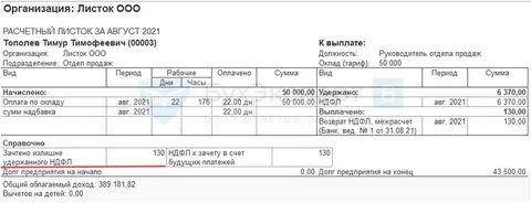 Со стипендии удерживается ндфл