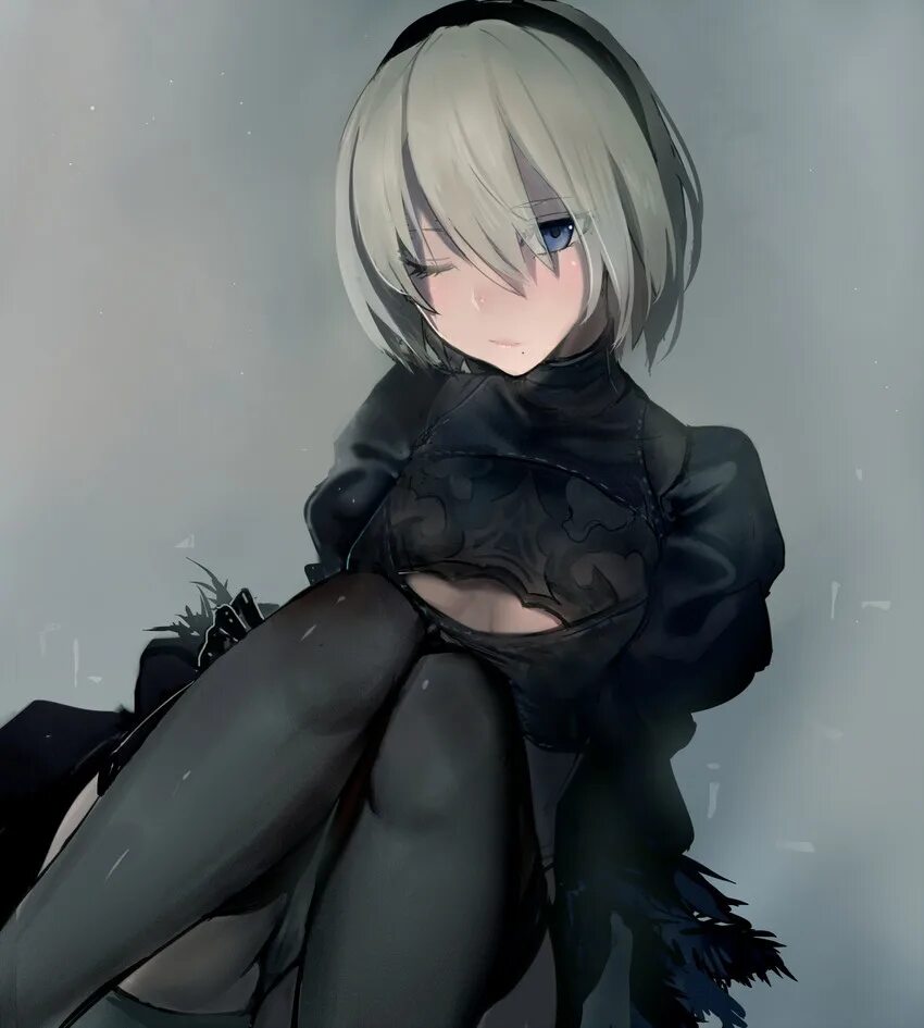 Gintsu nier automata. Ниер автомата 2b. nier automata 2b панцу.