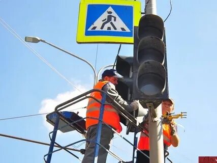 Место установки светофора