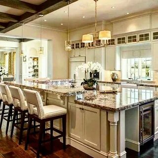 The kitchen is big