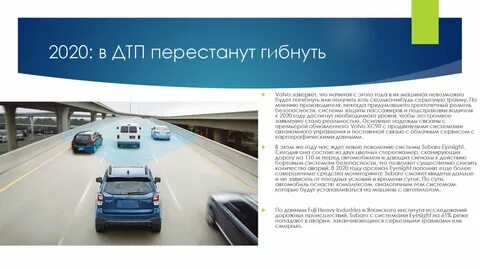 Автомобиль через 10