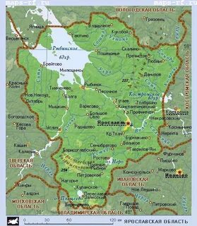 Русаново ярославская область это где на карте