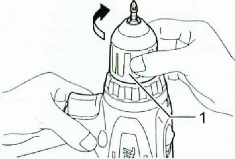 Как вставить биту в шуруповерт