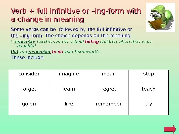 Инфинитив ing в английском. Full Infinitive. Ing form or Infinitive. Full Infinitive bare Infinitive. Full Infinitive в английском.