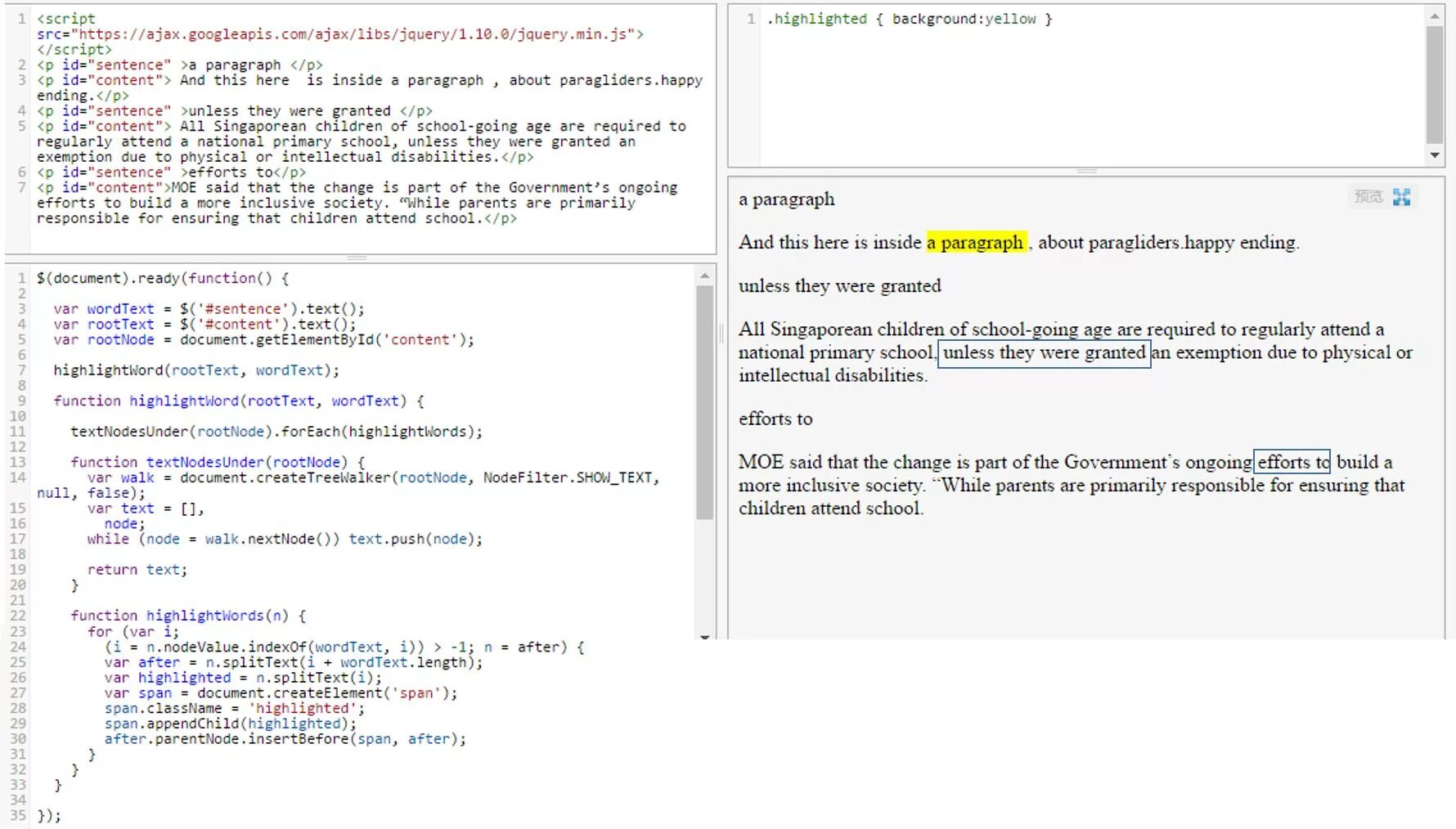 Js textcontent