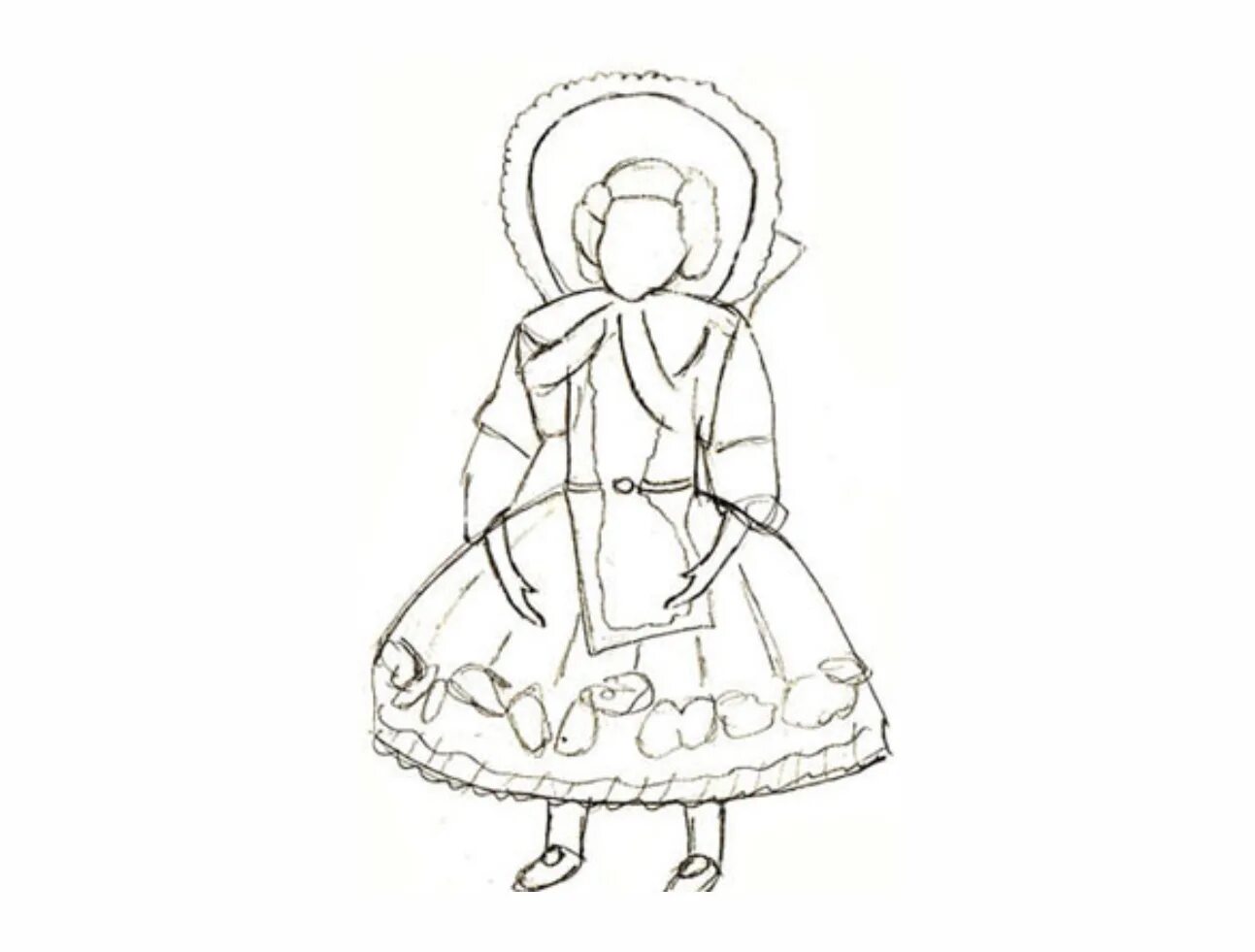 Поэтапное рисование куклы. Куколка пошагово рисунок. Поэтапное рисование куклы. Покажи как рисовать куклы. Рисуем принцессу поэтапно для детей.