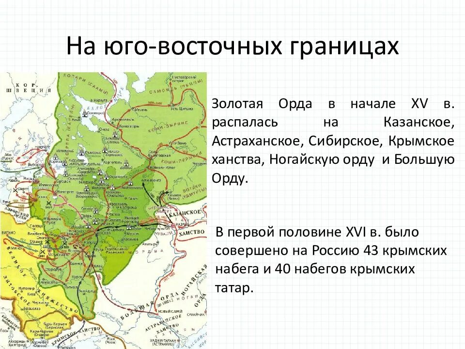 Перечислите ханства. Перечислите ханства