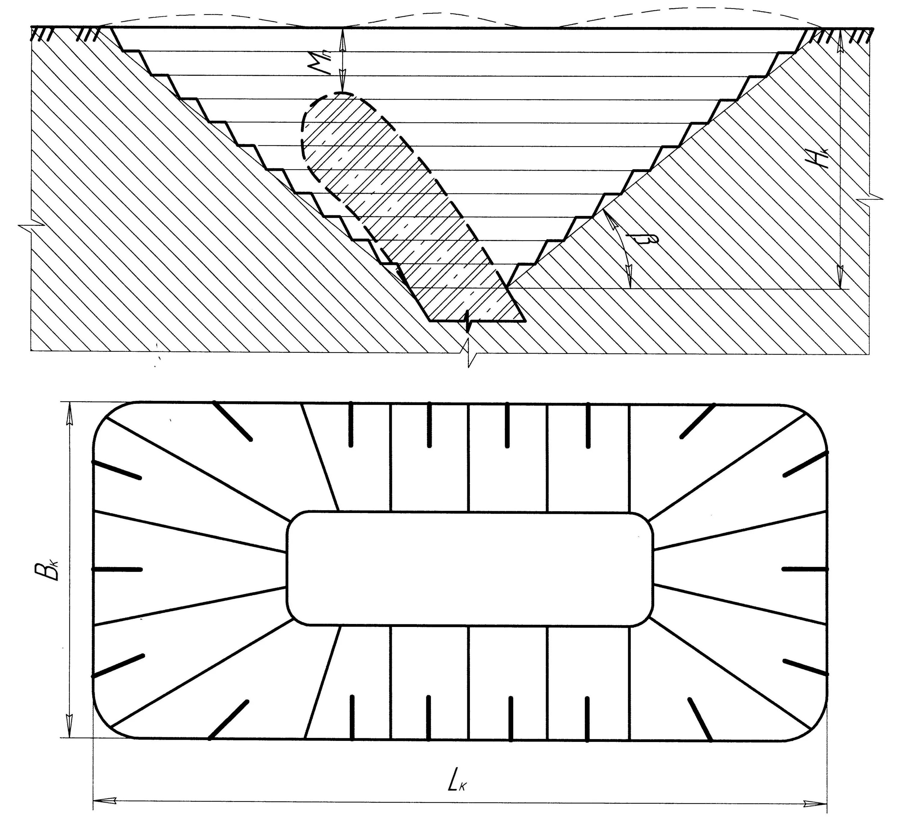 расчет открытых горных работ
