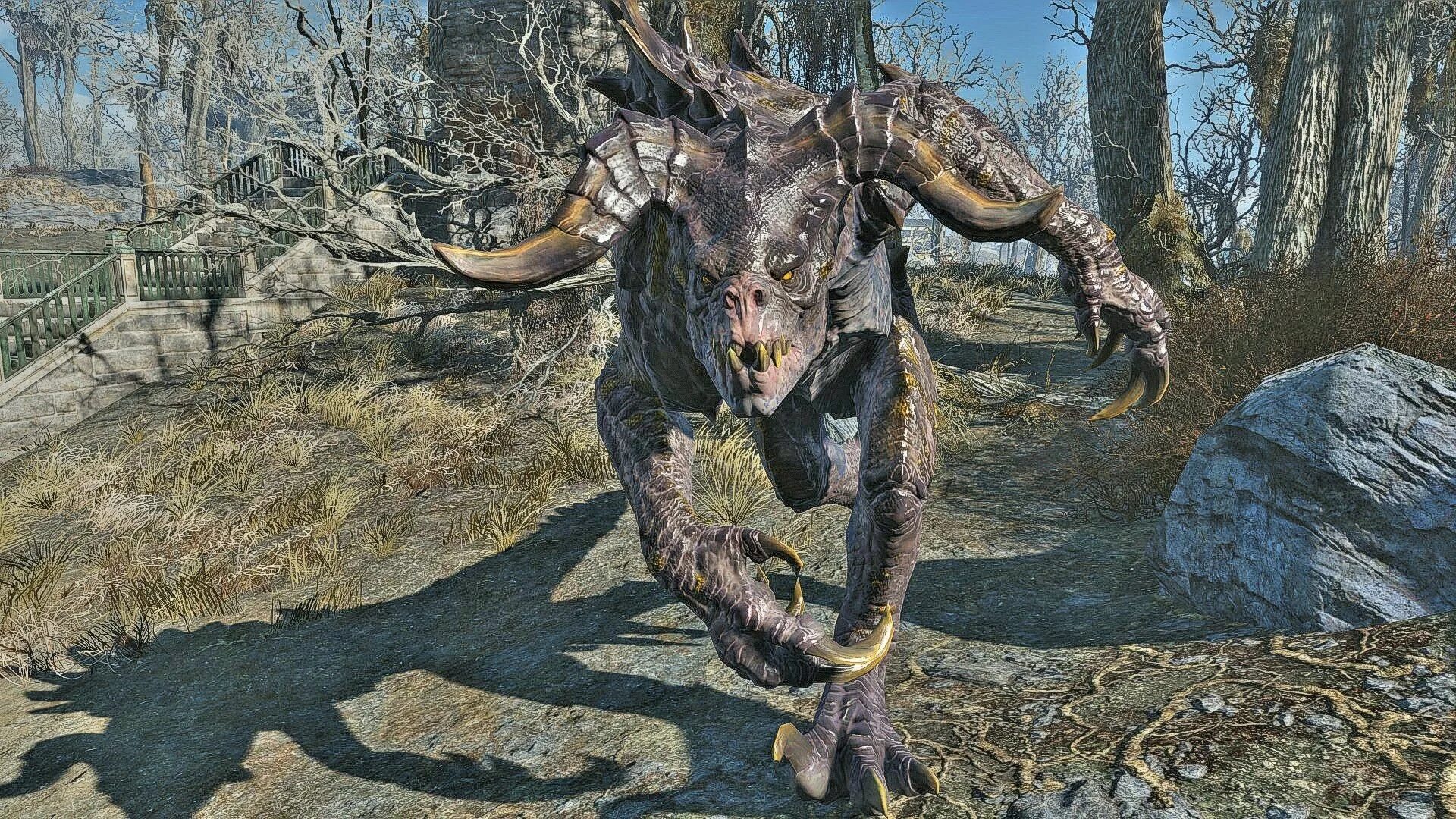 Fallout deathclaw. Фоллаут монстры коготь смерти.