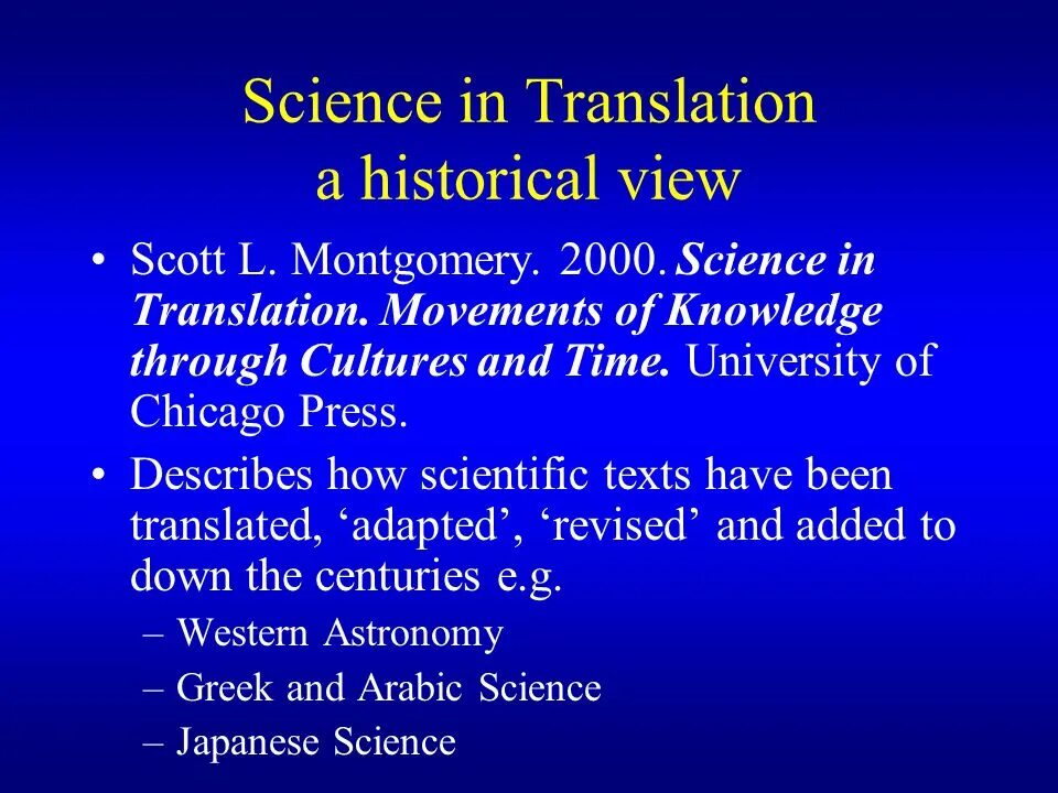 Translation science. Theory of translation. types of translation presentation. scientific and technical translation. approaches to translation studies.