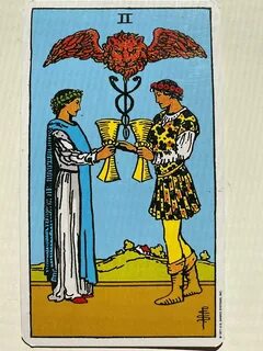 Two of Cups - Tarot Card Meaning - Rachel Anne Williams 