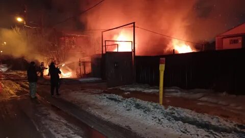 Пожар в западном