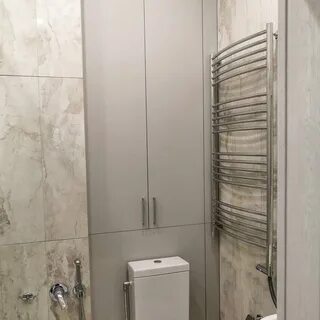 Сантехнический шкаф в ванной