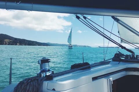 Вид с корабля на море