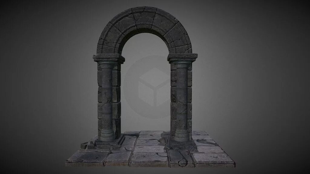 Арк порталы. Каменная арка. Арка фэнтези. Каменная арка 3d. Магическая арка.