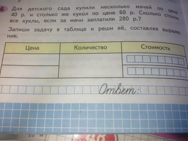 Задача для сада купили. В детский сад привезли 9 кукол по 60 руб. Задача для 1 класса покупка билета. В детский сад привезли 7 кукол.