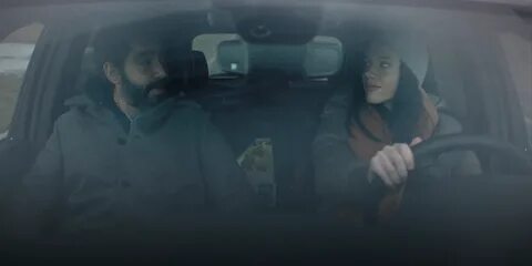 Rahul Kohli and Katie Parker in NEXT EXIT, a Magnet release. 