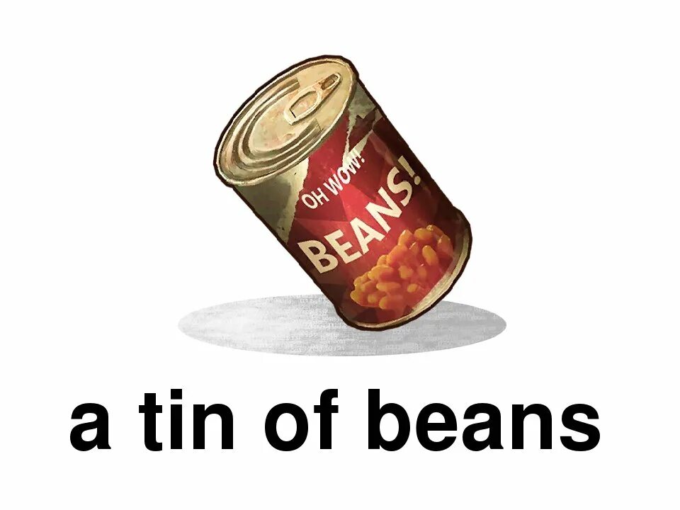 A tin of Beans. Tin. Алюминиевая банка Мем. Tin картинка.