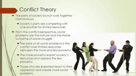 Conflicts in society