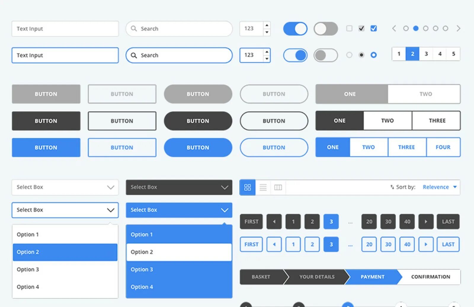 Элементы интерфейса сайта. Ui kit примеры. элементы ui kit. ui kit таблица. ui kit кнопки.