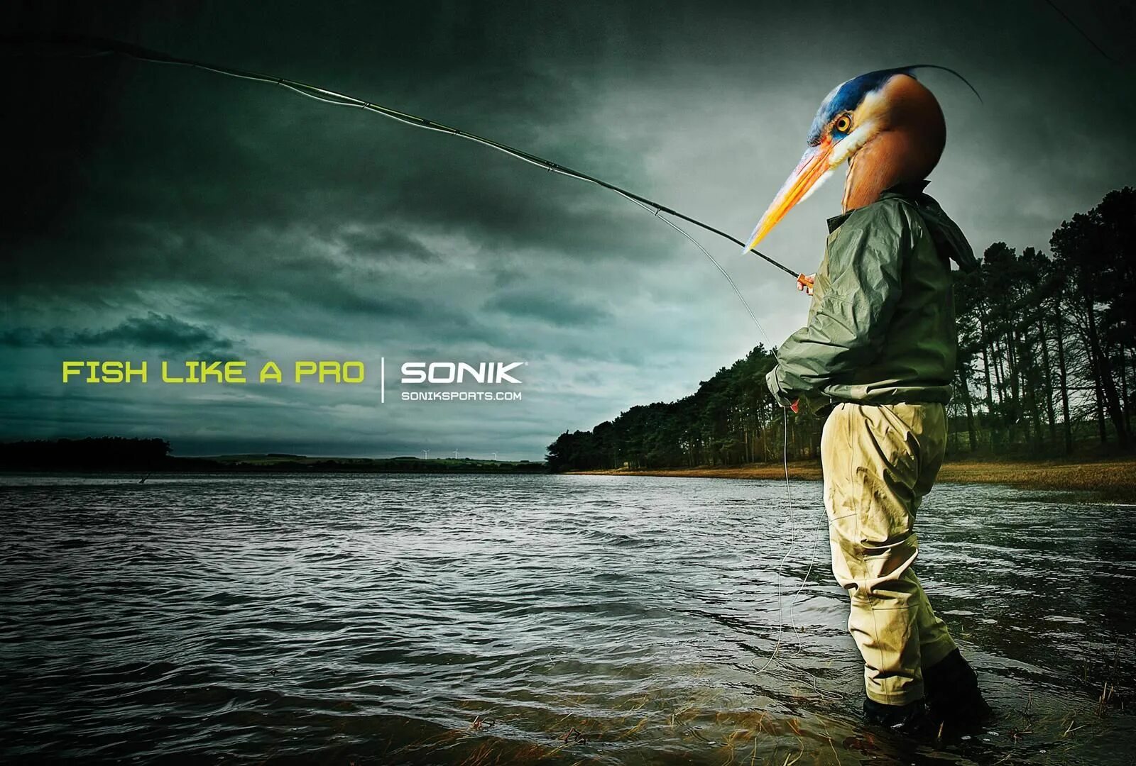 He like fishing