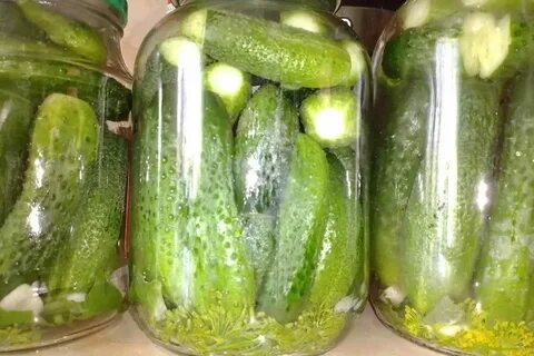 Маринуем огурцы большие