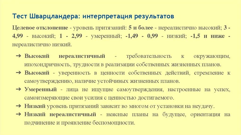 Методика Шварцландера уровень притязаний. Моторная проба Шварцландера методика оценки уровня притязаний. Уровень притязаний результат теста. Методики на выявление уровня притязаний личности.