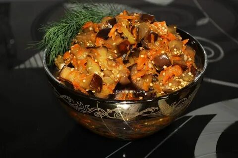 Салат из баклажанов на праздничный