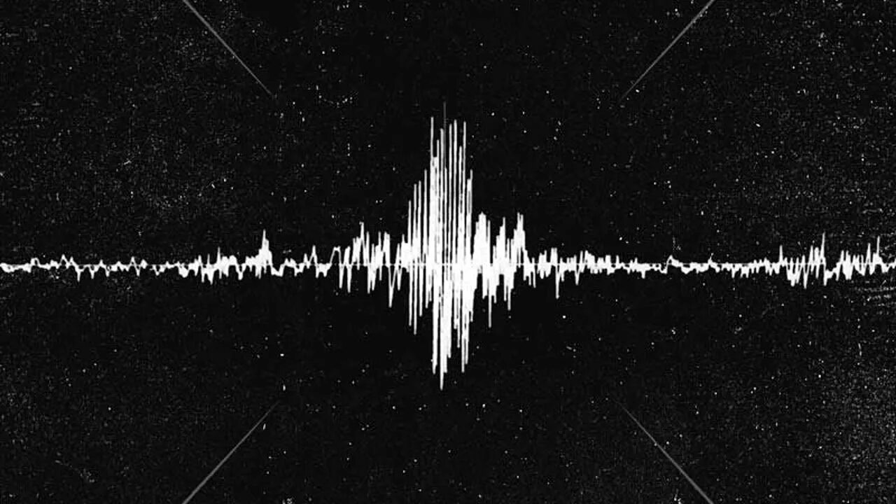 16 бит аудио. Звук без фона. Значок громкости. Волны звука. Эквалайзер.