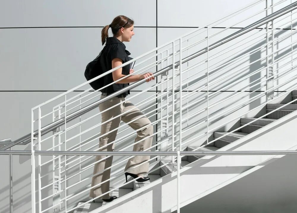 Walking up
