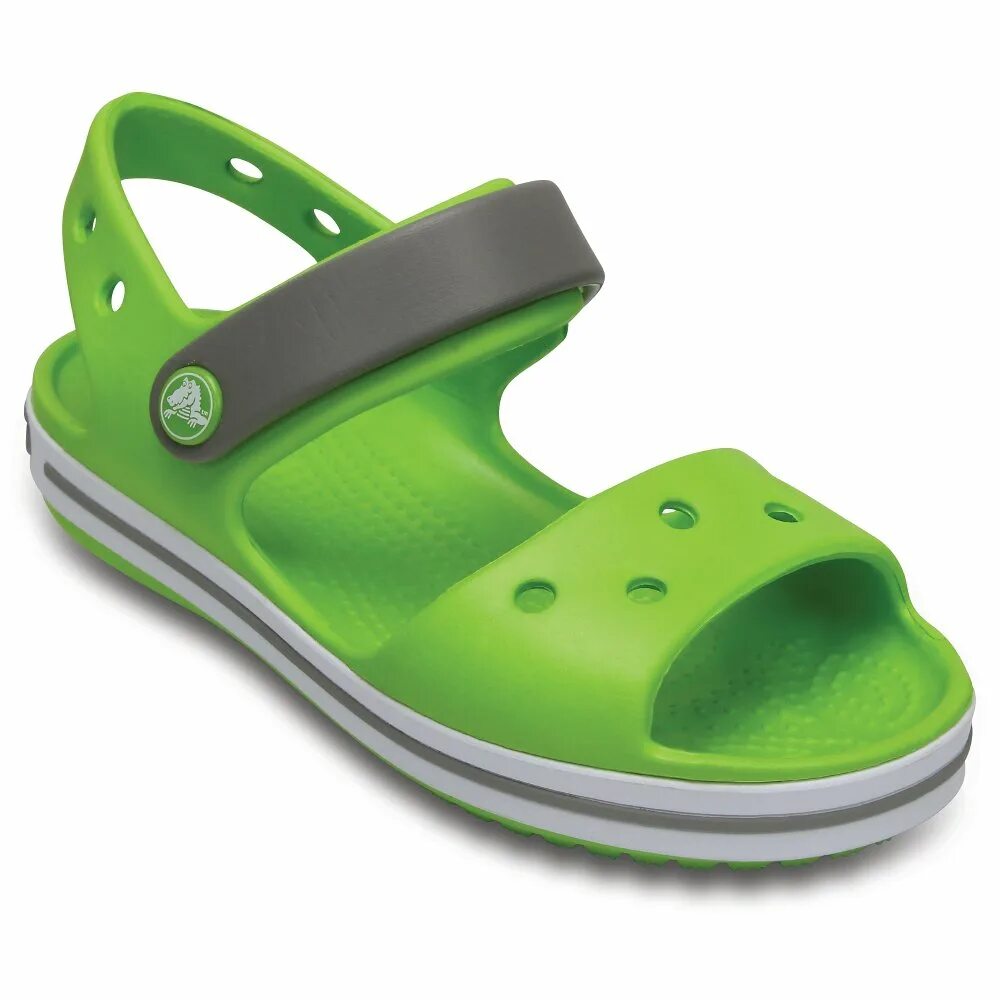 Сандалии Crocs Crocband Sandal. Crocs 12856. Сандалии детские Crocs Crocband Sandal Kids. Сандали крокс детские зеленые.