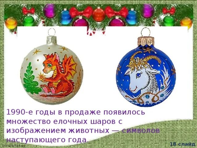 Что является новогодним символом. Елочных шаров с изображением животных – символов наступающего года.. елочные шары с символом года. символ наступающего года. елочные игрушки 1990 годов.