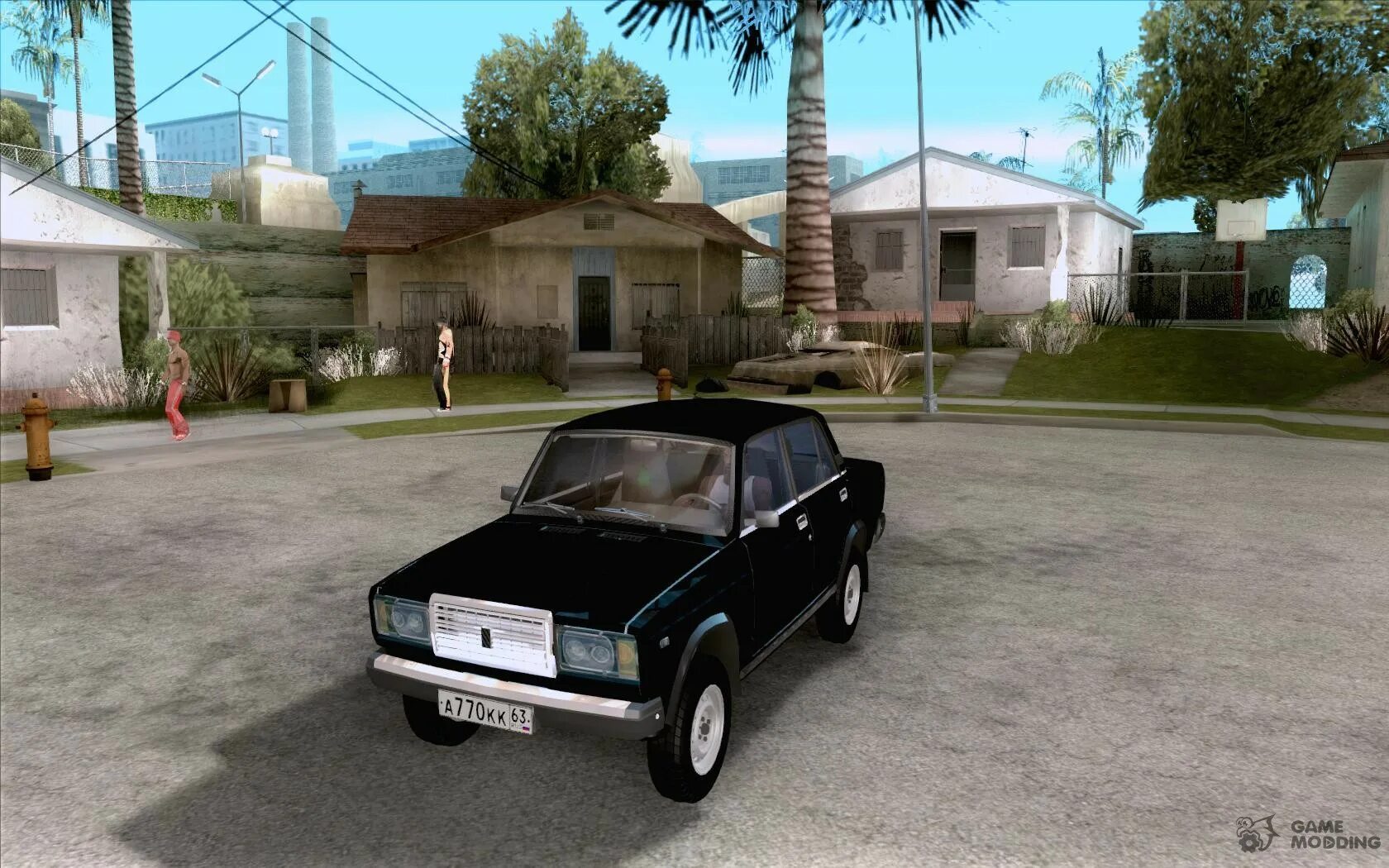 Код на ВАЗ 2107 В ГТА Сан андреас. GTA San Andreas VAZ 2107 Yamag Style.