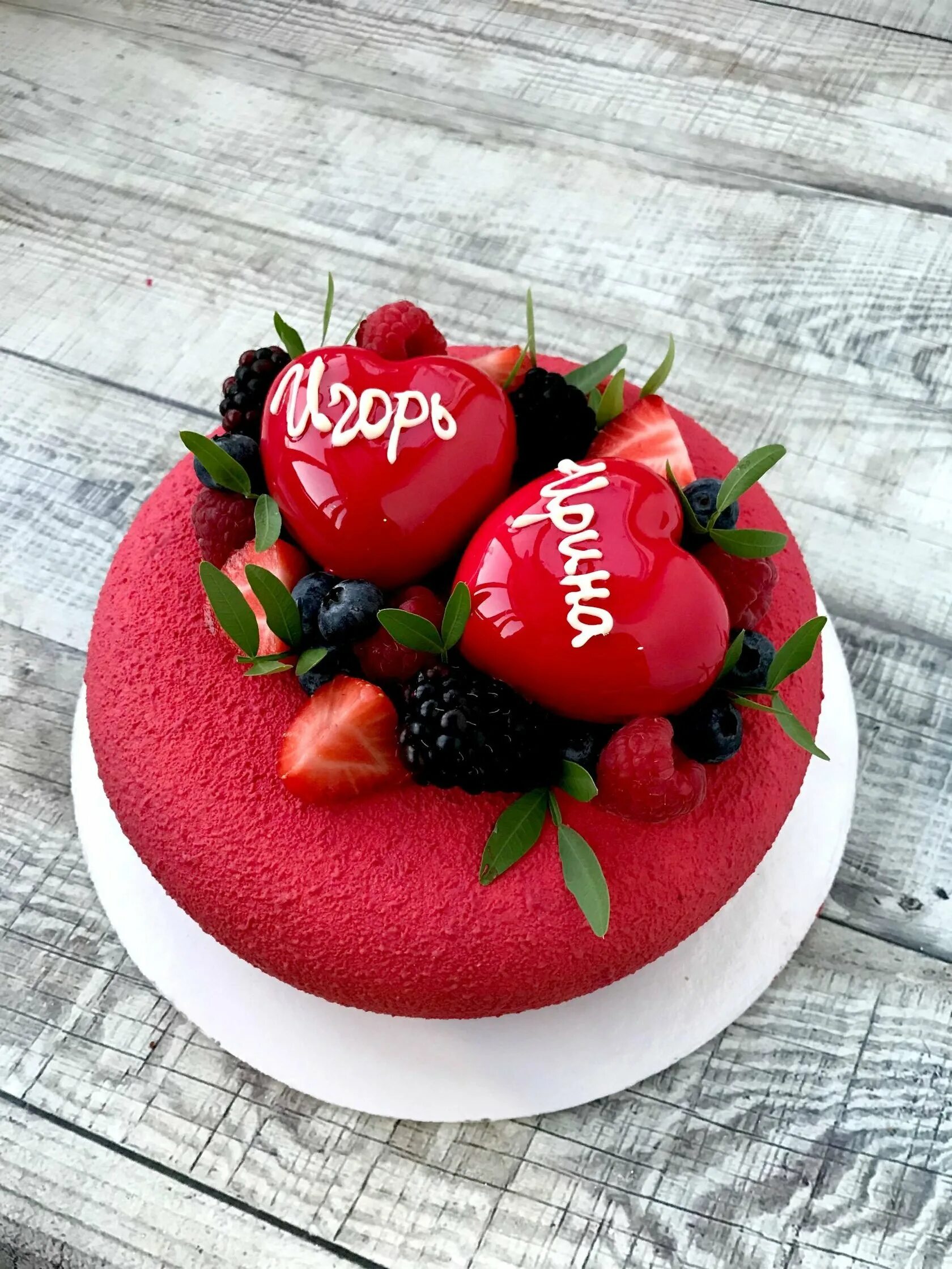 Торт на 10 лет свадьбы