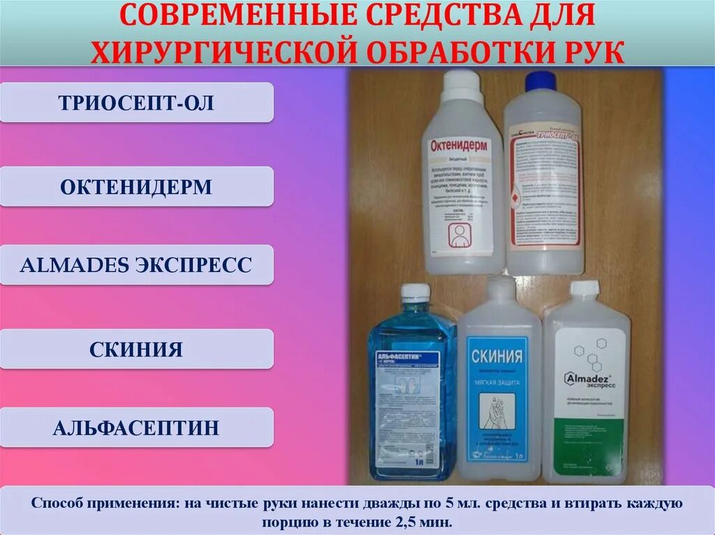 День антисептика. Средства для обработки рук хирурга. Современные средства дезинфекции. Дезинфицирующие средства. Антисептики для хирургической обработки рук.