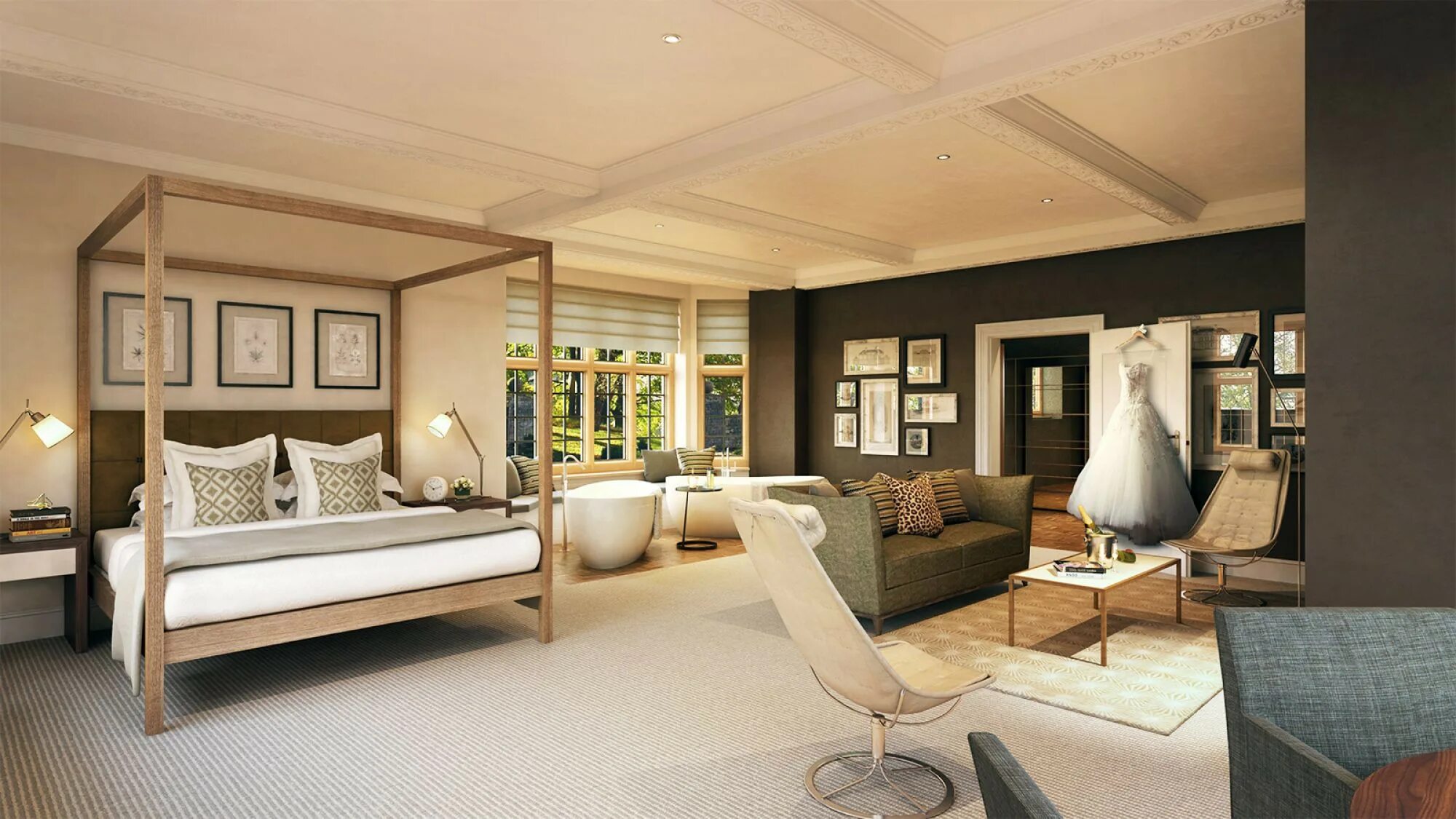 This is largest room in the house