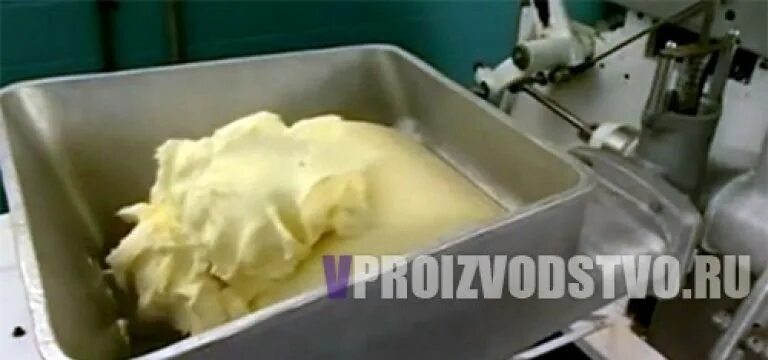 Как делают сливочное масло на заводе