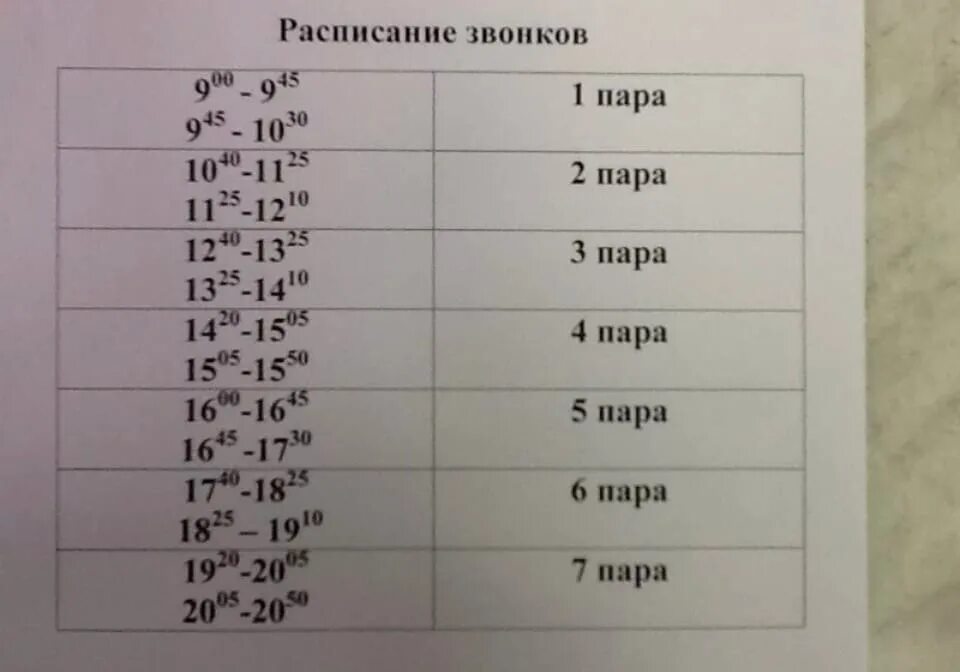 Может ли быть 6 пар. Расписание пар. Расписание пар в колледже. Расписание пар по времени. Расписание пар в университете.