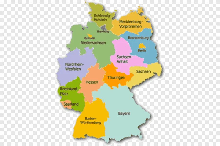 Карта германии 2023. Земли Германии на карте. Федеральные земли Германии. Федеративные земли Германии. Земли Германии на немецком.