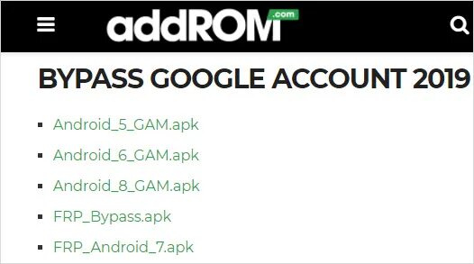 ADDROM Bypass. FRP ADDROM. FRP Bypass add.ROM. Bypass FRP ADDROM.com.