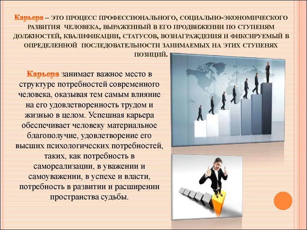 Описание социального процесса. Карьера. Карьера для презентации. Профессиональный вид карьерного роста. Профессиональная карьера презентация.