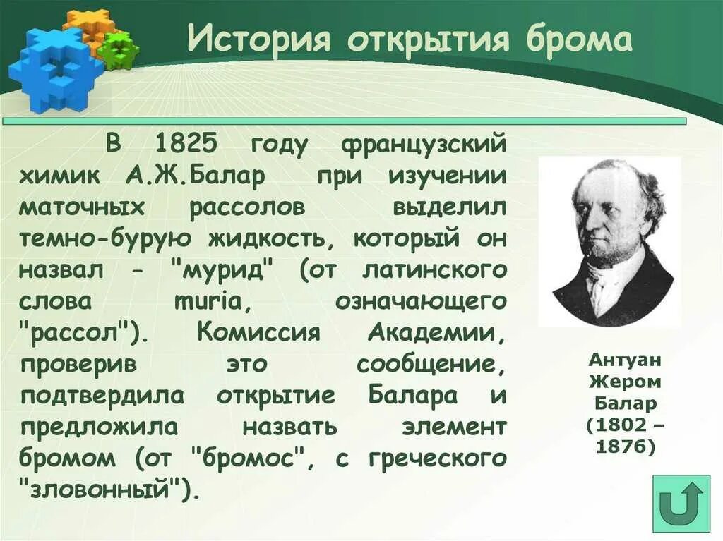 Открытие брома. История открытий. Открытие брома кратко. История происхождения брома.