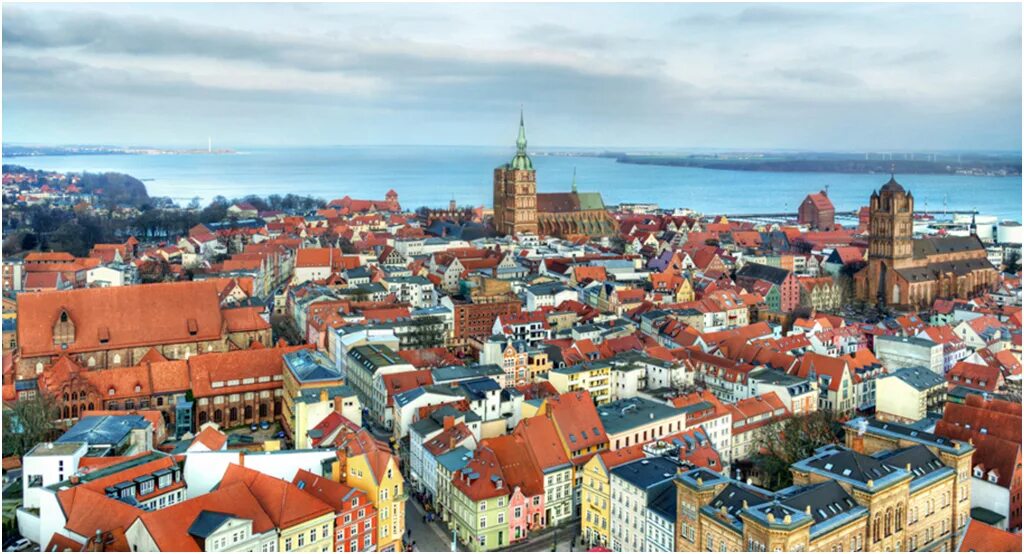 Копенгаген столица Дании. Штральзунд. Германия. Города Германии.