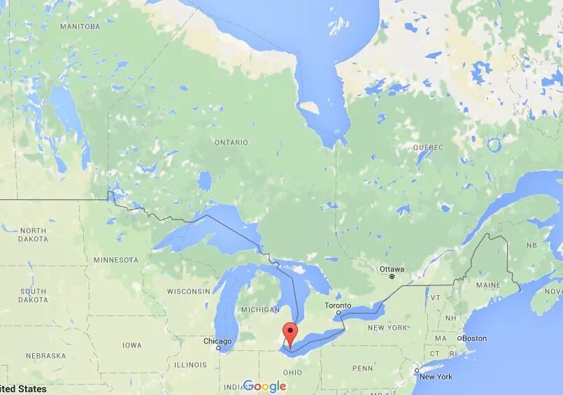 Где находится озеро эри на контурной карте Lake Huron map Lake huron, Bay lake, Lake