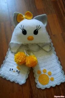 Детский шарфик крючком